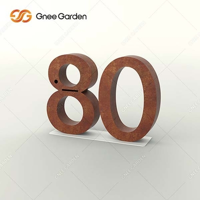 ISO9001 मानक जंग लगा स्टील लेटरबॉक्स समकालीन ज्यामितीय